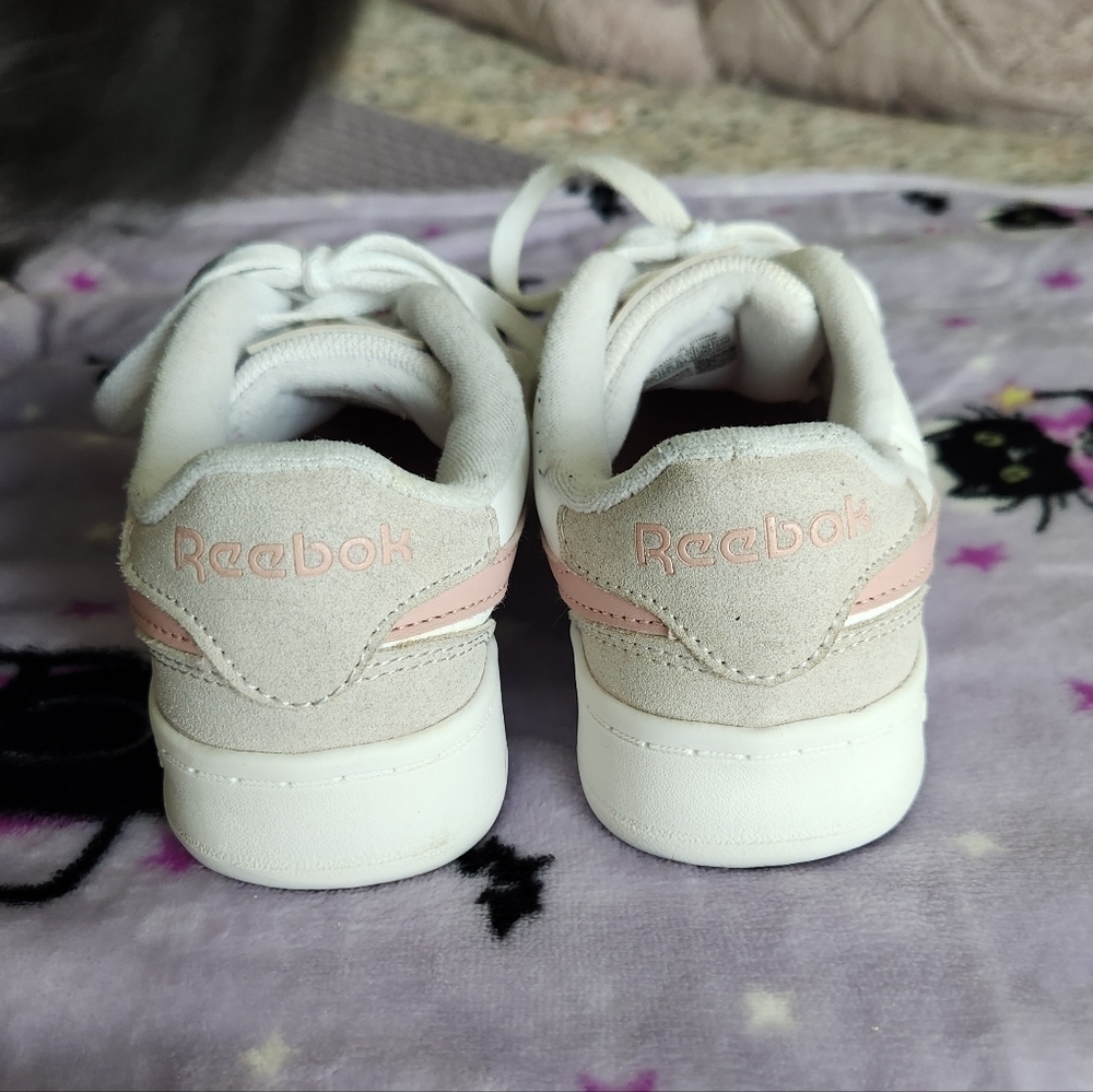 Reebok Kids White and Pink Sneakers - Picture 4 of 6